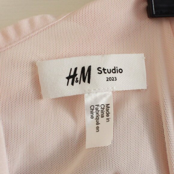 H&M Studio Trompe I'oeil Design Bandeau Dress Blogger Favorite - Picture 5 of 15